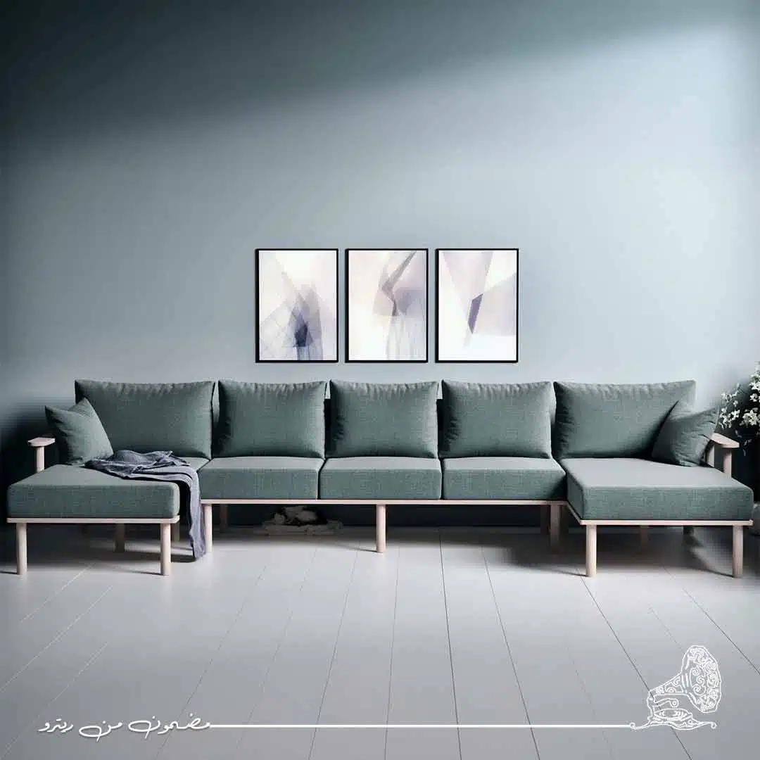 ركنة-مودرن-346-سم-–-أخضر-RA-SF13-2 ركنة مودرن 346×141سم - أخضر RA-SF13 - الصورة 1