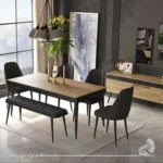 ⁦غرفة طعام مودرن 9 قطع – متعددة الألوان RA-DR08⁩ - الصورة ⁦2⁩