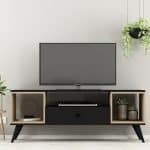 ترابيزة تلفزيون أسود×بيج