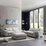 ركنة مودرن رمادي فاتح