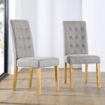 ⁦ترابيزة سفرة مودرن + 5 كراسي – بيج×رمادي RA-DR26⁩ - الصورة ⁦2⁩