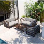 ⁦طقم أثاث خارجي – بني RA-OD02⁩ - الصورة ⁦2⁩