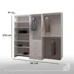 ⁦غرفة نوم مودرن – 3 قطع RA-BN08⁩ - الصورة ⁦4⁩