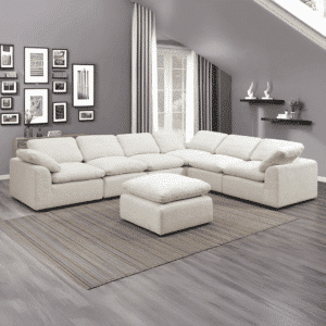 كنبة ركنة 305×240 سم - اوف وايت RA-SF78