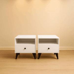 كومود أبيض 50 سم RA-CO22