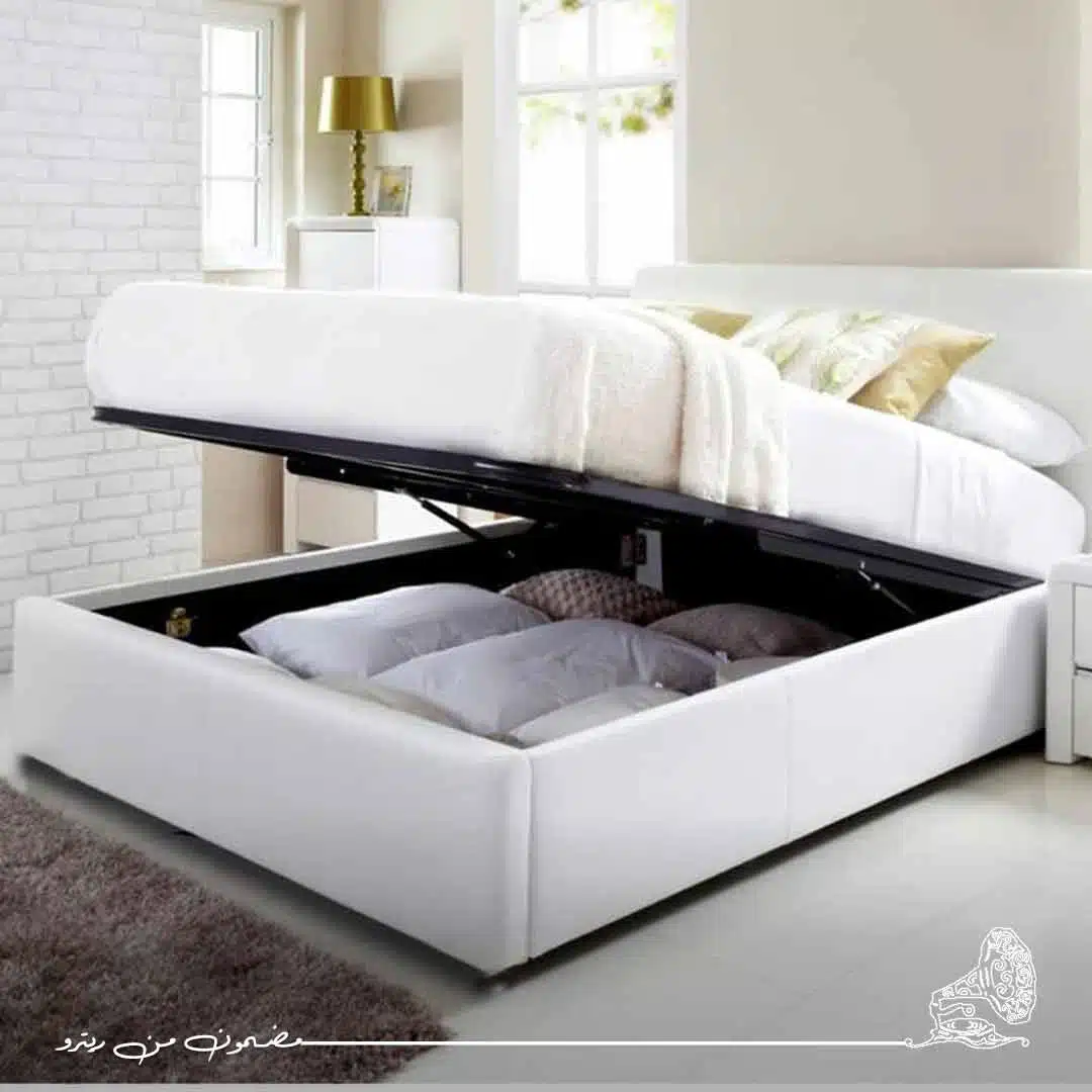 سرير-خشب-120-سم-–-أبيض-RA-BD65-3 سرير مودرن 120 سم - أبيض RA-BD65 - الصورة 1