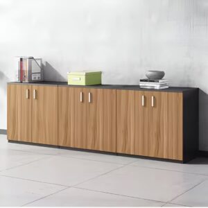 مكتبة مودرن 240×120سم-خشبي×أسود RA-MK55