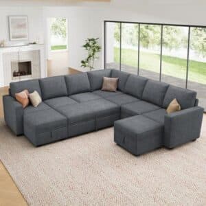 ركنة سرير مع أدراج تخزين